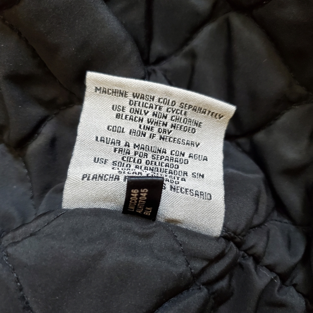 Vintage 80s Levi's Western Wear Jacket Coat Jean Denim Quilt Lined M - Picture 9 of 11